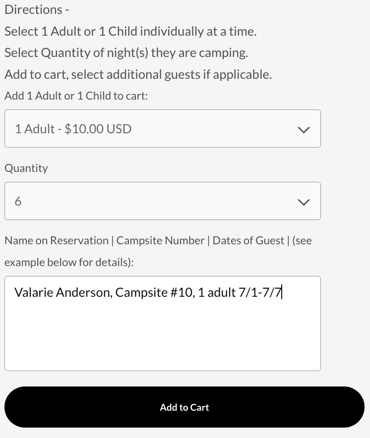 RESERVATION EDIT CANCEL ADD GUEST – Ten Sleep Rock Ranch
